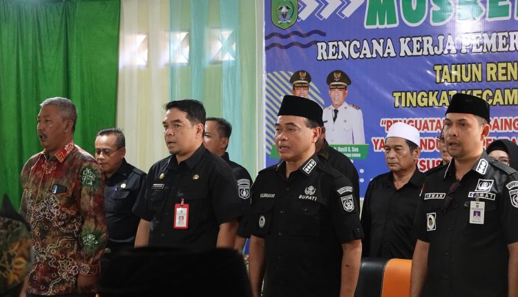 Bupati Zairullah Titik Beratkan Pembangunan SDM Pada Musrenbang Di Mantewe