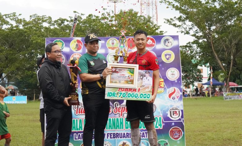 Turnamen Sepak Bola Bupati Cup 2024 Berakhir, Persibun FC Juara 1