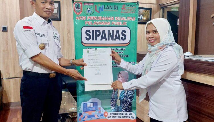 Pemkab Tanbu Launching SIPANAS Sebagai Optimalisasi Penatausahaan Asset