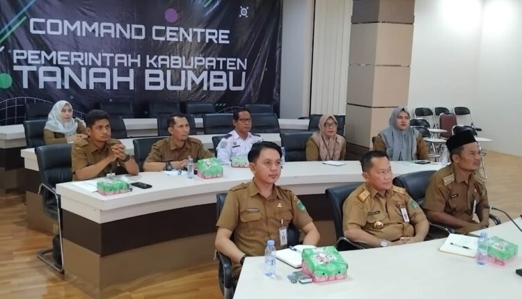 Pemkab Tanbu Ikuti Rakor Pengendalian Inflasi Tahun 2024