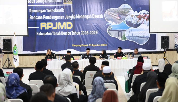 Bupati Zairullah Buka Acara FGD RPJMD 2025-2029