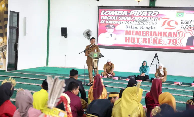 Menyiapkan Generasi Indonesia Emas 2045, Pemkab Tanah Bumbu Gelar Lomba Pidato Pelajar