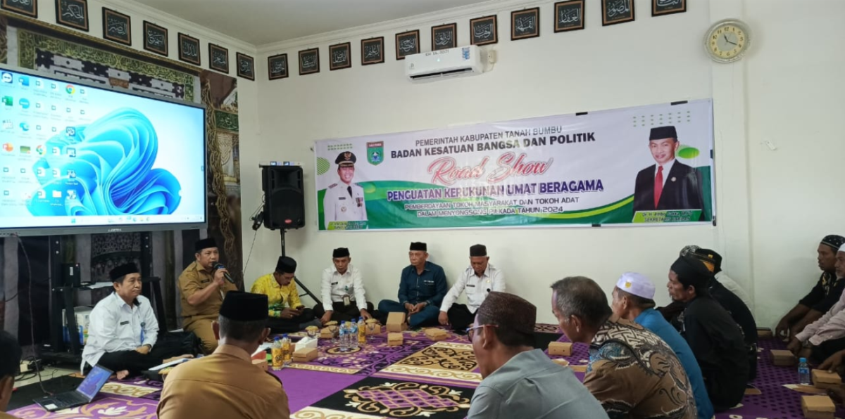 Roadshow Penguatan FKUB Tanah Bumbu Tahun 2024 Digelar di Kusan Hilir