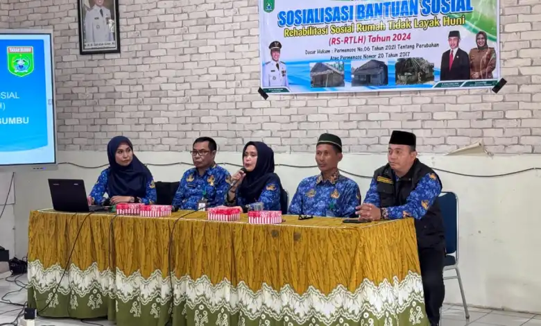 Dinas Sosial Tanah Bumbu Gelar Sosialisasi Bantuan Rehabilitasi Rumah Tidak Layak Huni (RS-RTLH)