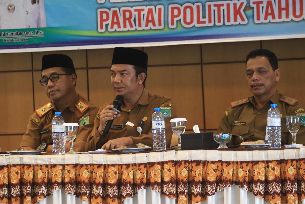 Pemkab Tanah Bumbu Gelar Sosialisasi Bantuan Keuangan untuk Partai Politik