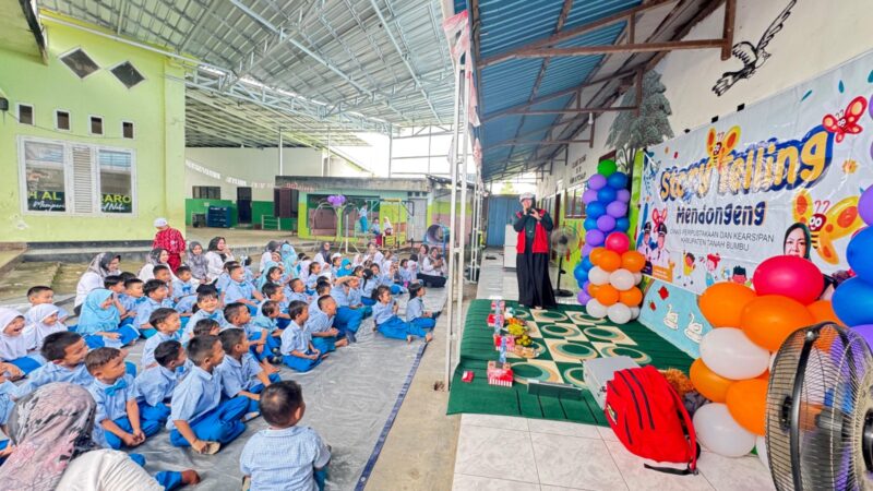 Dispersip Tanah Bumbu Gencarkan Program Story Telling untuk TK di Seluruh Kabupaten