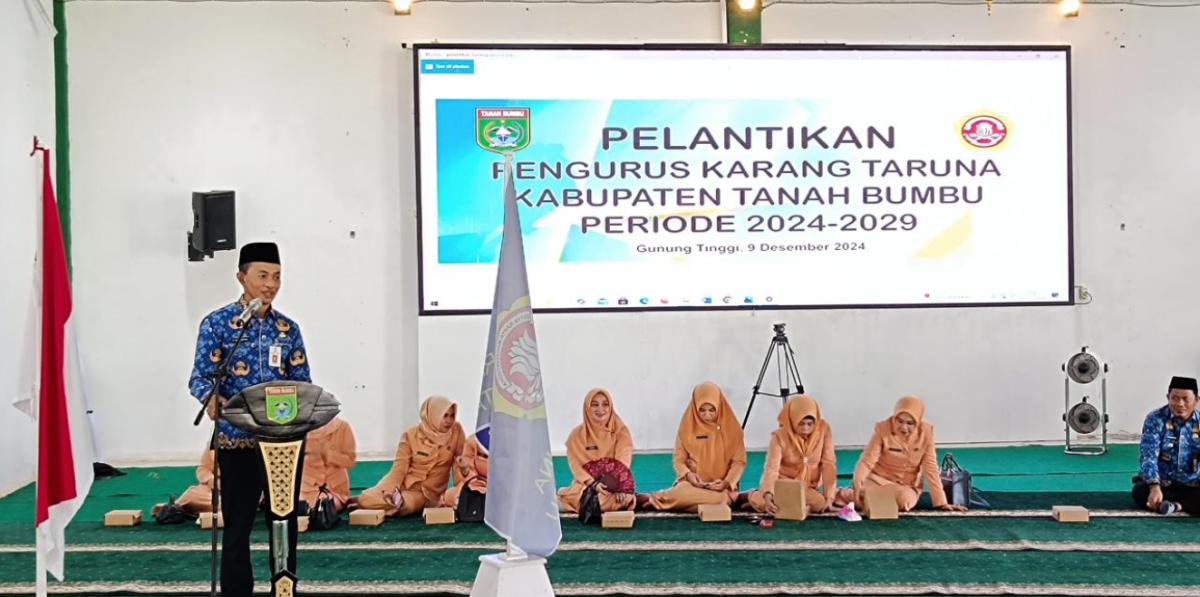 Pengukuhan Pengurus Karang Taruna Tanah Bumbu 2024-2029: Bersinergi untuk Tanah Bumbu yang Lebih Maju